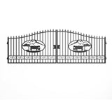 Greatbear Dual Swing Wrought Iron Gate for Driveway