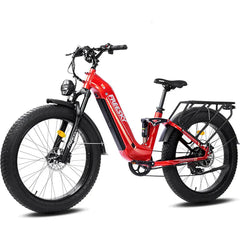 Big Bear eBikes FREESKY Wildcat Pro A-340 1000 w Ready to Ride Step Thru Ebike 4 Electric Fat Tire Mountain eBike