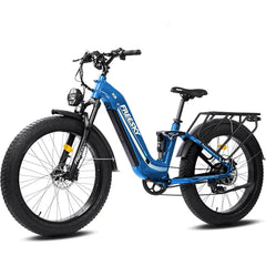 Big Bear eBikes FREESKY Wildcat Pro A-340 1000 w Ready to Ride Step Thru Ebike 4 Electric Fat Tire Mountain eBike