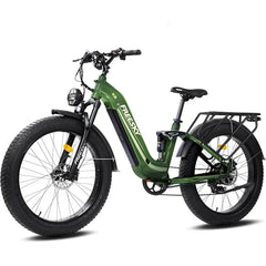 Big Bear eBikes FREESKY Wildcat Pro A-340 1000 w Ready to Ride Step Thru Ebike 4 Electric Fat Tire Mountain eBike