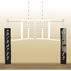 Bison 3" Centerline Elite Aluminum Volleyball System w/o Sockets VB1000NS