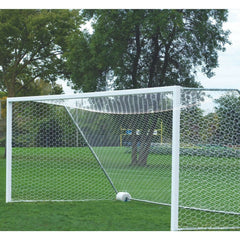 Bison 4″ Square No-Tip Portable Aluminum Soccer Goals (Pair)