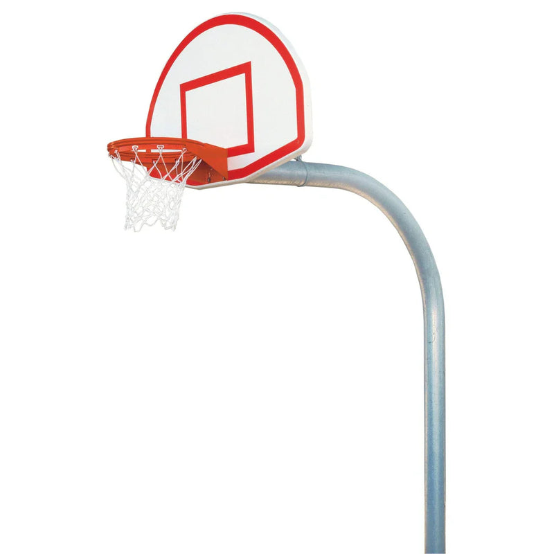 Bison 5-9/16″ Mega Duty 35-1/2″ x 54″ Aluminum Fan Basketball Hoop