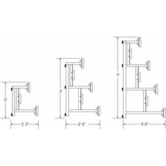 Bison 7 1/2' All Aluminum Easy Store Indoor Bleachers