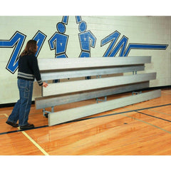 Bison 7 1/2' All Aluminum Easy Store Indoor Bleachers