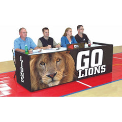 Bison 8′ School Spirit Folding Scorers Table ST84F