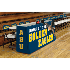 Bison 8' Sport Pride Bleacher Mount Scorers Table ST85B