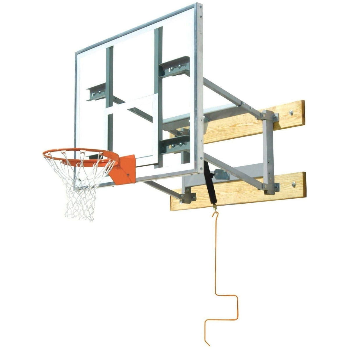 Bison Adjustable Shooting Station Wall Mounted Basketball Hoop ...