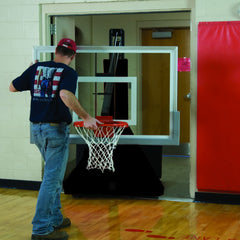 Bison Inc. Acrylic Max Portable Adjustable Basketball System