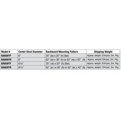 Bison Inc. Center Strut Basketball Adapters