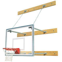 Bison  Field Modifiable Wall Mounted  Basketball Hoop Structure Packages