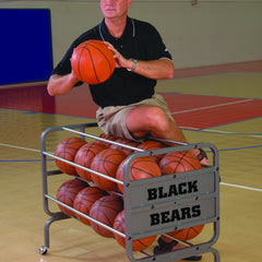 Bison Inc. Heavy-Duty Lockable Ball Cart