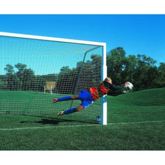 Bison Official Size Aluminum No Tip Portable Soccer Goals (Pair) SC2480PA44XL