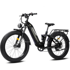 FREESKY Wildcat Pro A-340 1000 w Ready to Ride Step Thru Ebike 4 Electric Fat Tire Mountain eBike