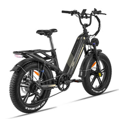 FREESKY Rocky 750 w Ready to Ride Step Thru Ebike 20x4 Electric Cargo eBike