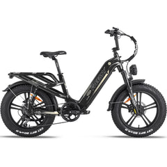 FREESKY Rocky 750 w Ready to Ride Step Thru Ebike 20x4 Electric Cargo eBike