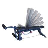 Body-Solid Adjustable Bench with Cable Leg Developer GLEG