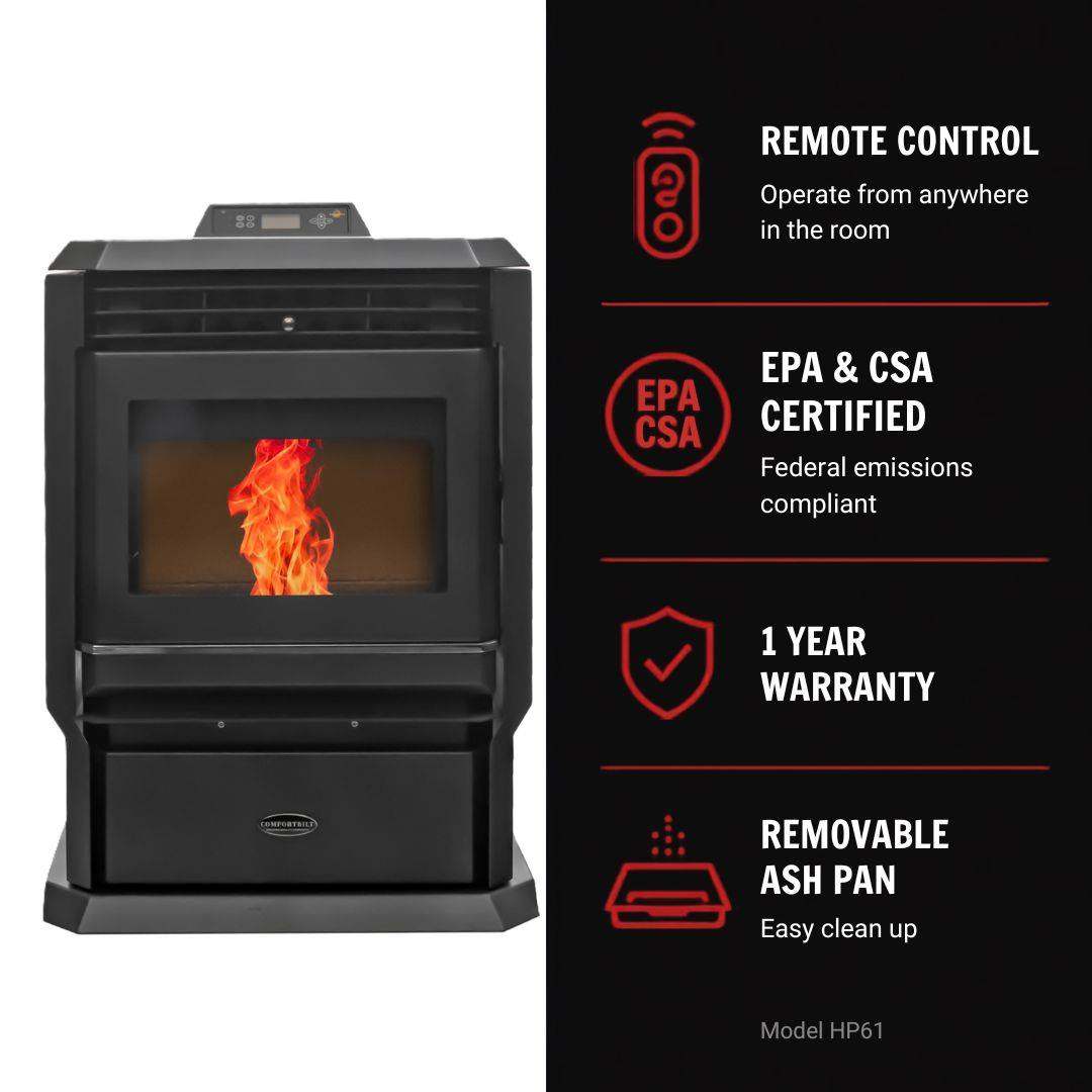 ComfortBilt HP61 24" Pellet Stove