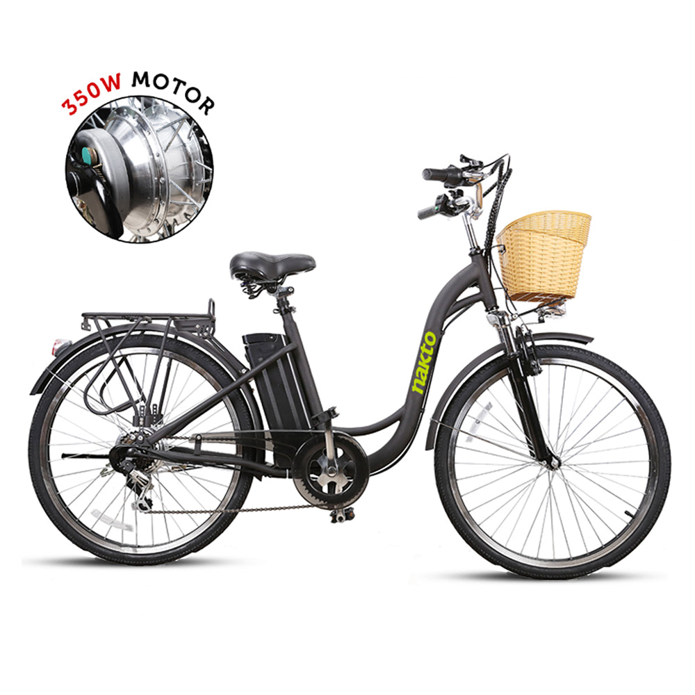 NAKTO Camel City Cruiser Step-Thru Electric Bicycle