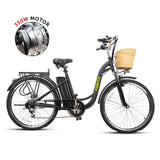 NAKTO Camel City Cruiser Step-Thru Electric Bicycle