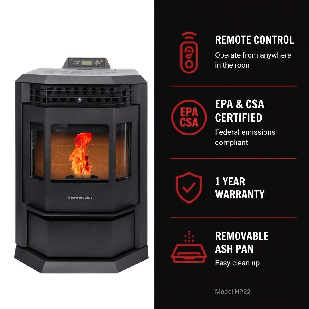 ComfortBilt HP22 24" Pellet Stove