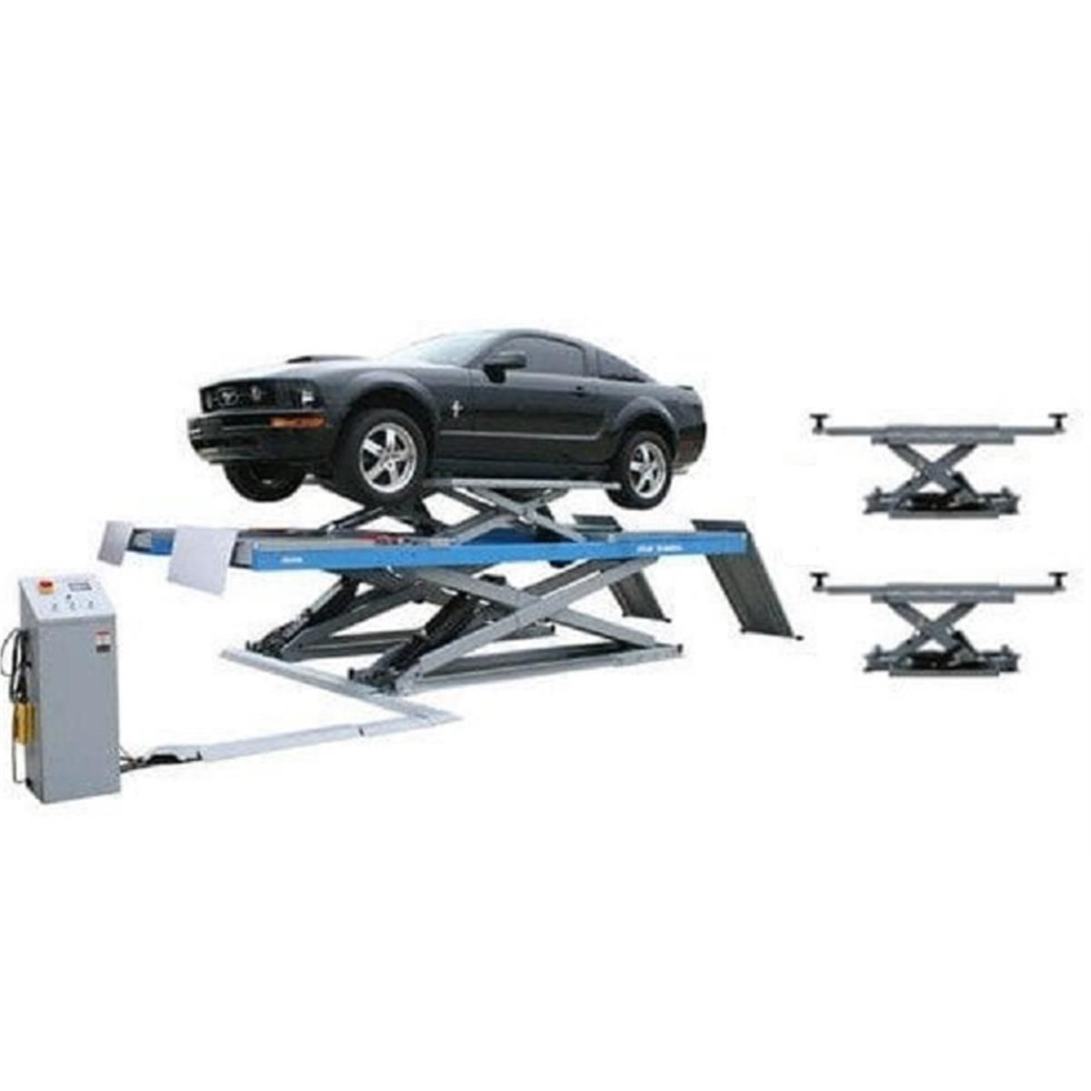 Atlas 12AWFSL Alignment Scissor Lift and RJ-6 Rolling Jack Combo