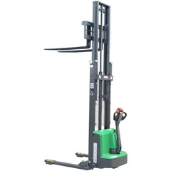 EKKO Lifts EB13E-Li Electric Straddle Stacker 2,800 lbs - 119" Height - Side Shift