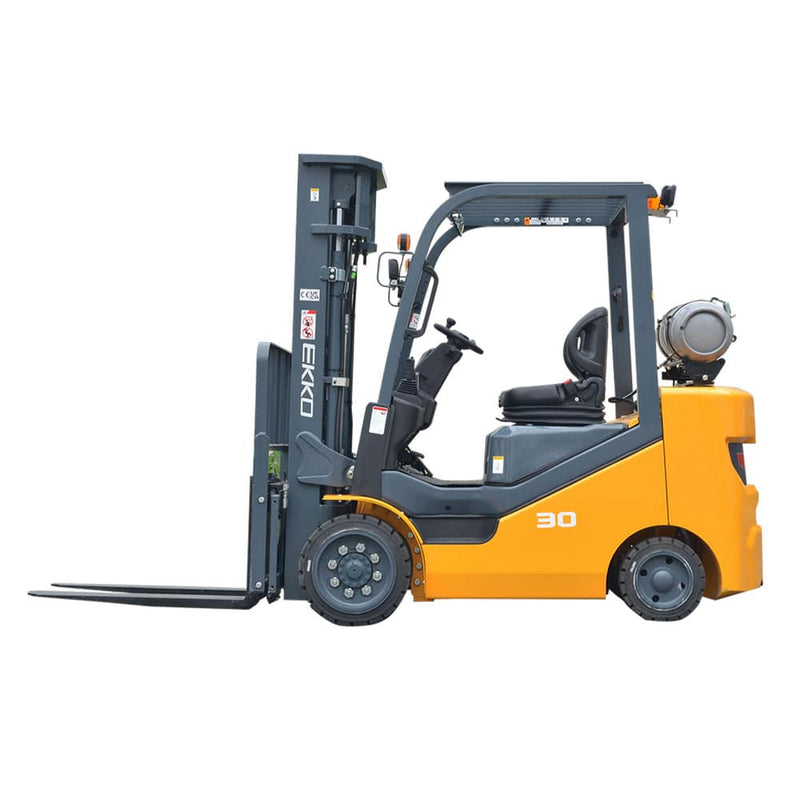 EKKO Lifts EK30SLP Forklift Liquid Propane (LPG) 4 Wheel - 6,000 lbs Capacity - 189