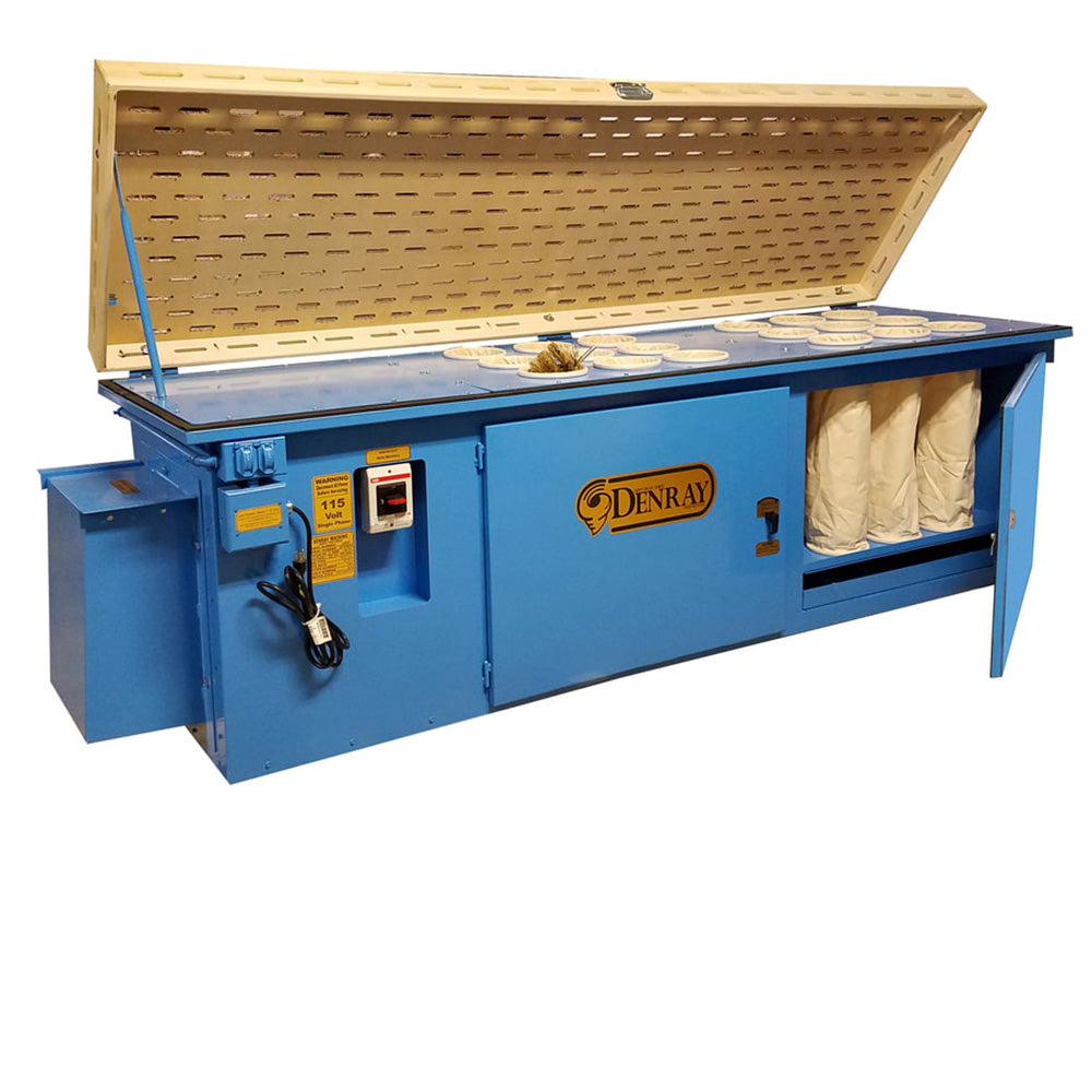 Denray Model 2896 Tube Filtration Downdraft Table