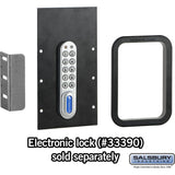 Designer Wood Locker Replacement Lock Conversion Kit - for Electronic Locks (Lock not included) by Salsbury
