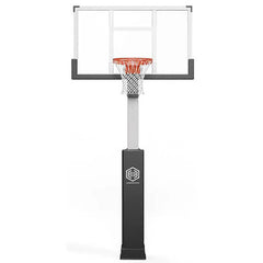 Dominator 60" Glass Backboard Adjustable Basketball Hoop