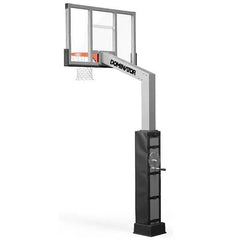 Dominator 60" Glass Backboard Adjustable Basketball Hoop