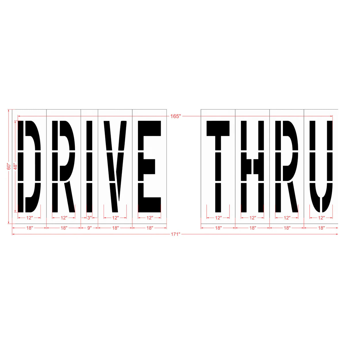 36" DRIVE THRU ENTRY - 1/8" LDPE