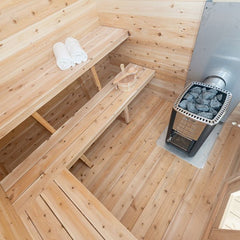 Dundalk Leisurecraft Georgian Cabin Sauna Canadian Timber 6 Person | CTC88W