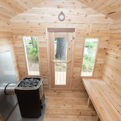 Dundalk Leisurecraft Georgian Cabin Sauna Canadian Timber 6 Person | CTC88W