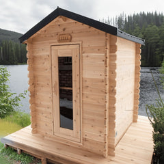 Dundalk Leisurecraft Granby Cabin Sauna Canadian Timber 2-3 Person | CTC66W