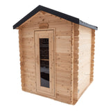 Dundalk Leisurecraft Granby Cabin Sauna Canadian Timber 2-3 Person | CTC66W