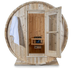 Dundalk Leisurecraft Harmony Barrel Sauna Canadian Timber 4 Person | CTC22W