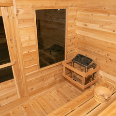 Dundalk Leisurecraft Luna Sauna Canadian Timber 2-4 Person | CTC22LU