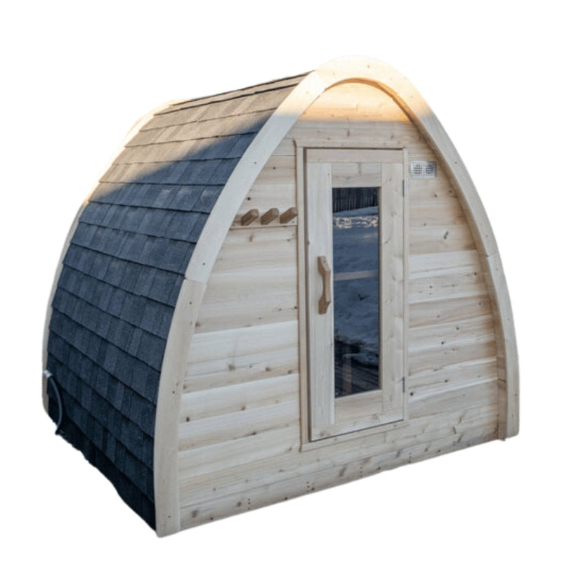 Dundalk Leisurecraft MiniPOD Sauna Canadian Timber 2-4 Person | CTC77MW