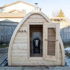 Dundalk Leisurecraft MiniPOD Sauna Canadian Timber 2-4 Person | CTC77MW