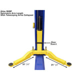 Atlas 9KBPX 9,000 lb Baseplate 2 Post Lift
