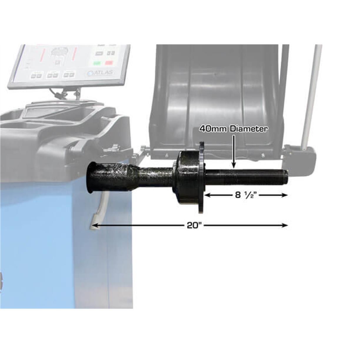 Atlas WB49-2 PRO Premium 3D Computer Wheel Balancer