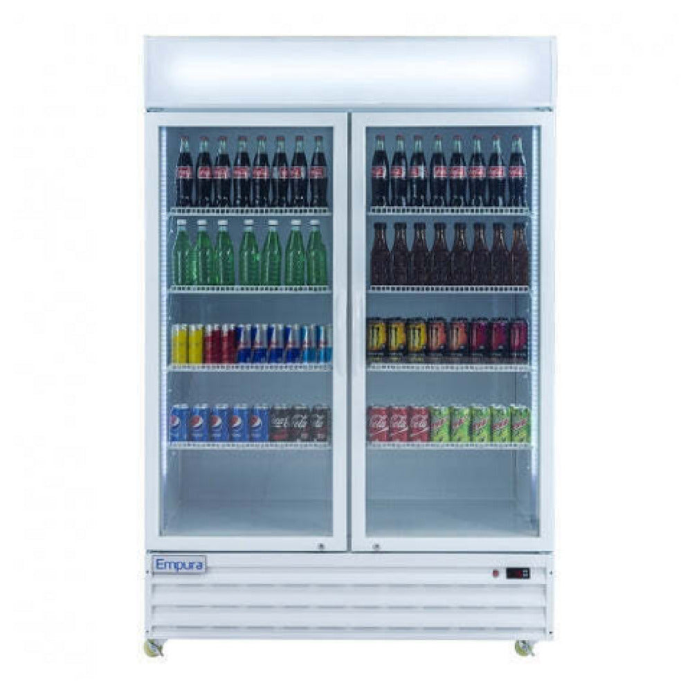 Empura Refrigeration EGM-50W Refrigerated Merchandiser 52.36"W X 32.28"D X 79.65"H 48 Cu. Ft. Capacity
