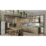 23.4 in. Stainless Steel, Solid-Door Built-In Refrigerator and Beverage Cooler, 5 Cu. ft.