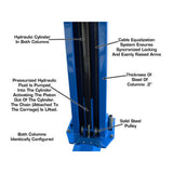 Atlas BP12000X 12,000 lb Baseplate 2 Post Lift