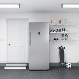 21 cu. ft. Upright Convertible Refrigerator/Freezer in Silver