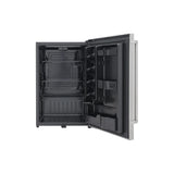 KoolMore 21 in. Outdoor Refrigerator with IPX 4 Rating and Glass Shelves 4.4 Cu. ft. in Stainless-Steel