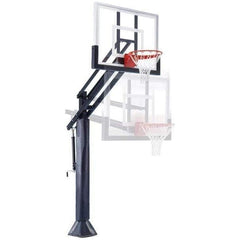 First Team Attack In Ground Adjustable Basketball Goal