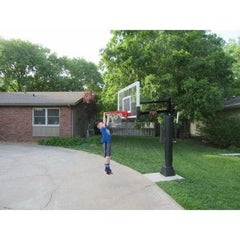 First Team Attack In Ground Adjustable Basketball Goal